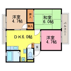 大津京駅 徒歩7分 2階の物件間取画像